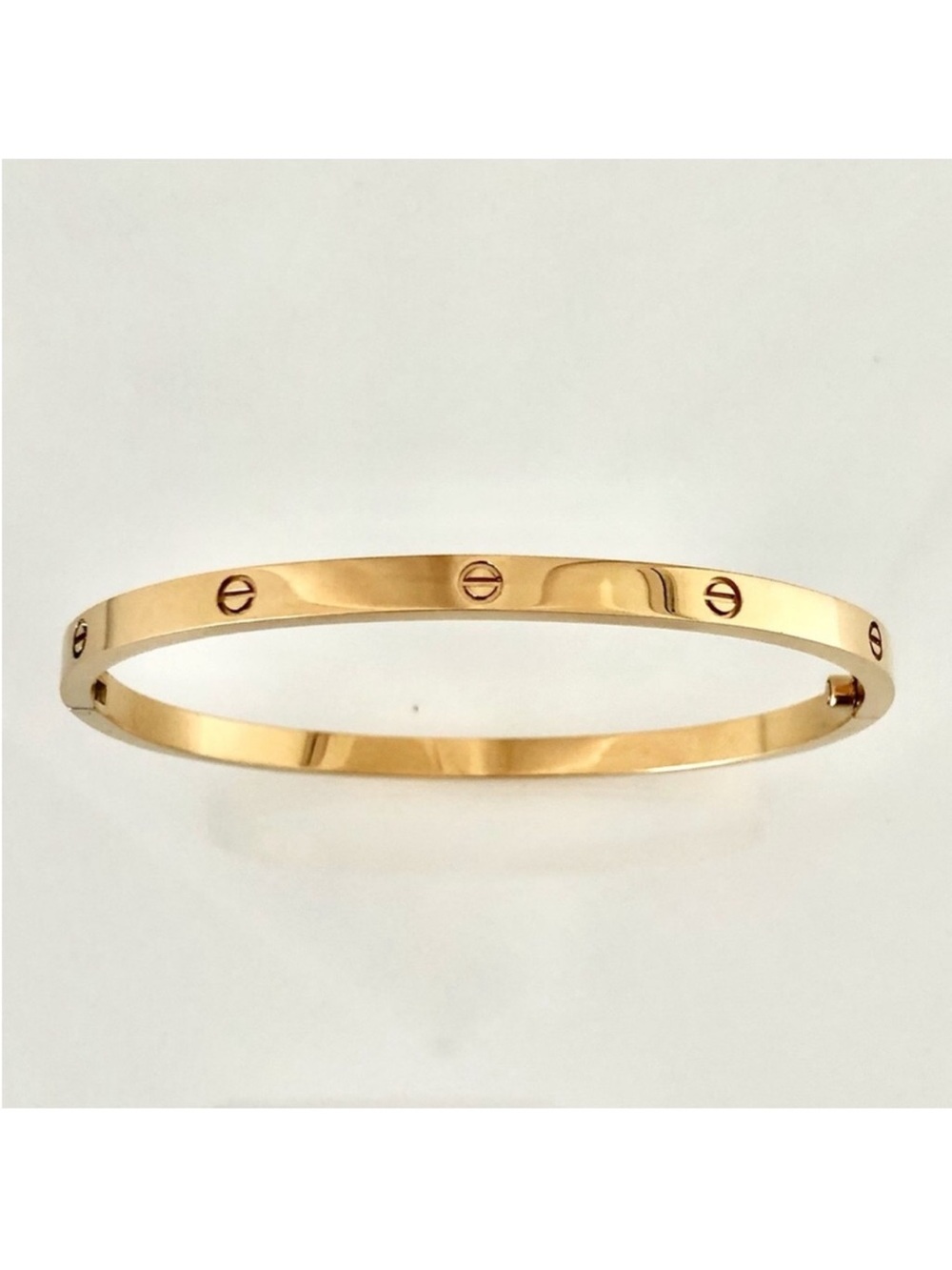 Generic Thin Gold Screw Cuff Bangle Bracelet with Screwdriver